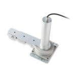 Irreversibile, 24 Vdc, integrabile su colonna o profilo dell'anta, completo di leva di sblocco