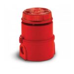 Inim - Segnalatore ottico/acustico I.S.. IP65. Controllo del volume, 100dB@1m (dipendente dal tono selezionato). 49 toni selezionabili.