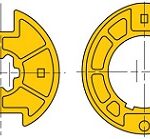 Ovale con ogiva 61-64x1,5 ruota + corona