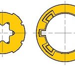 Adattatore Ogiva 52x2 Benthin ruota + corona