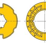 Ogiva maggiorata 78x1 ruota + corona