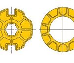 Adattaore ogiva 100x1,5 ruota + corona