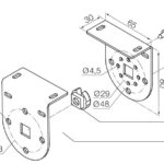 Kit per tende verticali, bianco (da associare a 575.12040 o 575.12050)