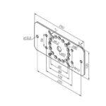 Supporto 250x120 per fianchi