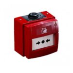 Inim - Pulsante manuale di allarme convenzionale  Apollo serie Orbis I.S., uso esterno IP67.