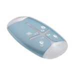 Inim AIR2-KFPEBBLE/SA - Radiocomando bidirezionale, serie PEBBLE, in grado di notificare all’utente il successo dell’operazione. 4 tasti programmabili. Buzzer di segnalazione.  Contenitore termoplastico BLU AVIO. Batteria CR2032.