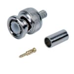 Dahua - Connettore Bnc Maschio A Crimpare Per Cavo Rg59.