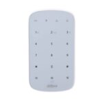 Tastiera Wireless Per Hub Allarme, 4 Indicatori Luminosi (trasmissione, Attivazione/disattivazione, Anomalia, Allarme), 15 Tasti (0~9, #, Attivazione, Disattivazione, Home), Attivazione/disattivazione Tramite Password E Card Ic, Buzzer Integrato, Allarme Antimanomissione, Update Remoto Tramite Cloud, Comunicazione Bidirezionale, Crittografia Aes128, Salto Di Frequenza, Segnalazione Batteria Scarica, Frequenza Portante 868~868.6 Mhz, 32 Utenti, 4 Batterie Aa <2.3 W, 2 Card Incluse, Compatibile Con Vt-card Mifare Dahua