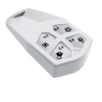 Inim Air2-KFERGO/SB - Radiocomando bidirezionale, serie ERGO, in grado di notificare all’utente il successo dell’operazione. 4 tasti programmabili. Buzzer di segnalazione. Contenitore termoplastico BIANCO. Batteria CR2032.