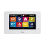Inim Alien/SB - Interfaccia utente Touch Screen 4,3" su I-Bus. Lettore di prossimità, sensore di temperatura ambiente, microfono ed altoparlante integrati. Interfaccia USB. Allogiamento per µSD card. Cronotermostato. Colore Bianco