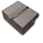 Cassa di fondazione INOX, con finecorsa meccanico in apertura