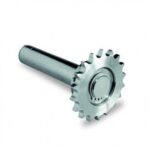 Albero con pignone a 18 denti Ø albero 25,4 mm Ø int. corona 25,4 mm