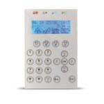 Inim Concept/GB - Tastiera con display grafico retroilluminato e tasti a sfioramento per la gestione dei sistemi SmartLiving,  interfaccia utente ad icone, 1 terminale programmabile.  Buzzer e LED di segnalazione. Colore Bianco. Certificazione EN50131-3 IMQ.