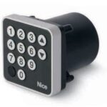 Selettore digitale 12 tasti con tecnologia Nice BlueBUS, da incasso, scocca metallica antieffrazione