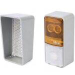 Fotocellula da esterno a riflessione + specchio, per collegamento via Nice BlueBUS