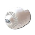 Inim - Segnalatore ottico/acustico autoindirizzato alimentato dal Loop, con base profonda. 240 indirizzi. Completa di modulo isolatore.