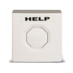 Inim - Pulsante senza ritenuta bianco.