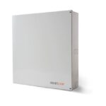 Inim - Contenitore metallico porta documenti con chiusura a chiave.