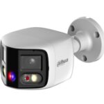 Telecamera Bullet IP AI Wizsense Tioc Duo (180°) Full-color Con Smart Dual Illuminator E Deterrenza Attiva Da Interno/esterno Ip67, Doppio Sensore Cmos Progressivo 1/2.7”, Risoluzione 8 Mp A 20fps, AI Coding, H.265+, Icr, Ottica Fissa M12 2.8 Mm ƒ1.6, Luminosità 0.005 Lux ƒ1.6, Portata Ir/led Fino A 20 M, 1 Ingresso E 1 Uscita Allarme, 1 Ingresso E 1 Uscita Audio Con Microfono E Speaker Integrati, Sirena E Luci Rosse E Blu, 1 Porta Lan 100 Mbps, IVS (protezione Perimetrale), Smd 4.0, Quick Pick, Privacy Mask 4 Aree, 3d Nr, Wdr 120 Db, Micro Sd Card (256 Gb), Alimentazione 12 Vdc/poe <10.3 W