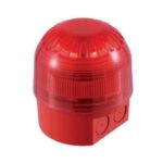 Inim - Segnalatore ottico/acustico convenzionale, con base profonda. Contenitore termoplastico rosso. IP65.