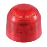 Inim - Segnalatore ottico/acustico convenzionale, con base basso profilo. Contenitore termoplastico rosso. IP21.