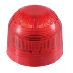Inim - Segnalatore ottico convenzionale con lampada xenon potenza 2J, base basso profilo. IP21. Contenitore termoplastico rosso.