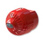 Inim - Segnalatore ottico convenzionale, con base profonda. IP65. Contenitore termoplastico rosso per installazione a parete. Certificazione CPR EN54pt23 LPCB.