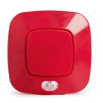 Inim - Segnalatore acustico da parete con allarme vocale Rosso