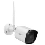 Isiwi Telecamera Bullet  HD Wi-Fi outdoor SQUARE 4Mpx, ottica fissa 3.0 mm F 2.0, per esterno, IR 10m LED, Audio Bidirezionale microSD (max 128Gb), IP65, Alimentazione: DC 12V 1A, ISW-BFES4M