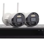Kit Wireless Isiwi Connect S2 ISW-K1N8BF2MP-2 GEN1 NVR 8 Canali + 2 Telecamere IP 1080P 2Mpx Wireless con funzione PIR