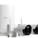 Isiwi Kit Wireless Connect AIR2 composto da NVR 8 Canali + 2 Telecamere a batteria da 8700 mAh IP 4Mpx Wireless con funzione PIR, Audio bidirezionale,  ISW-K2N8BFBTA4MP-2 GEN1