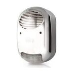 Inim IVY-FM - Sirena autoalimentata per esterno, con antischiuma ed effetto metallo (cromata). 103dB(A)@3m. IP34. Ingressi ausiliari di attivazione ed inibizione. Uscita di segnalazione guasto. Programmazione parametri. Segnalatore luminoso a LED.