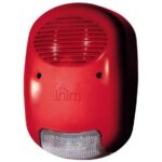 Inim - Sirena da esterno autoalimentata. IP34. Alimentazione 12Vdc (da prevedere modulo STD241201). 103dB@3m.