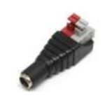 Dahua - Connettore Jack Di Alimentazione Maschio Con Morsetti A Pressione.