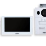 Dahua - Kit Videocitofonico Plug&play Bifilare Villa Che Include Posto Esterno Vto2003f, Monitor Interno Bianco Vth5123h-w, Controller Bifilare Vtnc1003c, Scatola Di Montaggio A Parete Vtm115, 1 Alimentatore Con Cavo