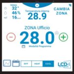 LCD4 - Smart Control Panel - Pannello touchscreen WiFi per la gestione intelligente della tua casa. Compatibile con Fibaro HC3, HC3L, Yubii Home e Yubii Home Pro.