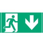 Inim - Pittogramma indicante in basso per HP200