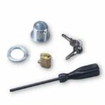 Kit per sblocco dall'esterno con nottolino a chiave (non utilizzabile con motori installati lateralmente)