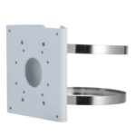 Dahua - Adattatore Da Palo In Lega Di Alluminio 130x140x45 Mm, Diametro Palo Ø80~150 Mm