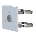 Dahua - Adattatore Da Palo In Lega Di Alluminio 130x140x45 Mm, Diametro Palo Ø80~150 Mm