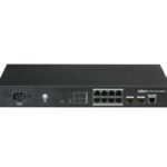 Dahua - Switch Layer 2 Managed Con 10 Porte Ethernet (8 Gigabit PoE <150 W + 2 Sfp), Capacità Switching 20 Gbps, Rate Inoltro Pacchetti 14.88 Mpps, 100~240 Vac
