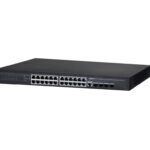 Dahua -switch Layer 2 Managed Con 28 Porte Gigabit (24 Ethernet PoE <370 W + 4 Base-x), Capacità Switching 56 Gbps, Rate Inoltro Pacchetti 41.66 Mpps, 100~240 Vac
