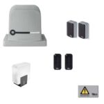 Kit per l’automazione di un cancello scorrevole fino a 600 kg.