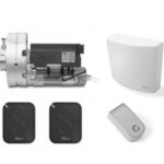 Kit per l’automazione di serrande bilanciate fino a 170 kg, irreversibile, con elettrofreno e dispositivo di sblocco