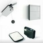 Kit bidirezionale per l'automazione di porte sezionali e basculanti, 650 N. Guide non incluse.