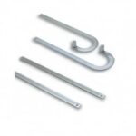 Coppia di bracci curvi telescopici standard