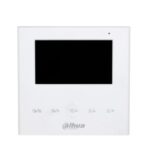 Dahua - Monitor Interno Videocitofonico Plug&play Bi_x001f_lare Bianco, Display Tft Da 4.3”, Risoluzione 480x272, 5 Tasti Soft Touch, Slot Micro Sd (64 Gb), Montaggio A Parete, Alimentazione Tramite Controller Bi_x001f_lare <6.3 W