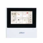 Dahua - Monitor Interno Videocitofonico Ip/wi-fi Con Finiture Bianche, Display Tft Da 4.3”, Risoluzione 480x272, 1 Porta Lan 100 Mbps, Touch Screen Capacitivo, 4 Ingressi E 1 Uscita Allarme, Montaggio A Parete, Alimentazione 12 Vdc/poe