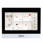 Dahua - Monitor Interno Videocitofonico Wi-fi Con Finiture Argento, Display LCD Tft Da 7”, Risoluzione 1024x600, 1 Porta Lan 100 Mbps, Touch Screen Capacitivo, 6 Ingressi E 1 Uscita Allarme, Sistema Operativo Linux, Modalità “non Disturbare” Personalizzabile, Slot Micro Sd (fino A 64 Gb), Montaggio A Parete, Alimentazione 12 Vdc/poe <7 W