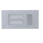 Dahua Vto4202f-mb2 - Modulo Con Due Pulsanti Meccanici Per Postazione Videocitofonica Vto4202f-p In Alluminio.